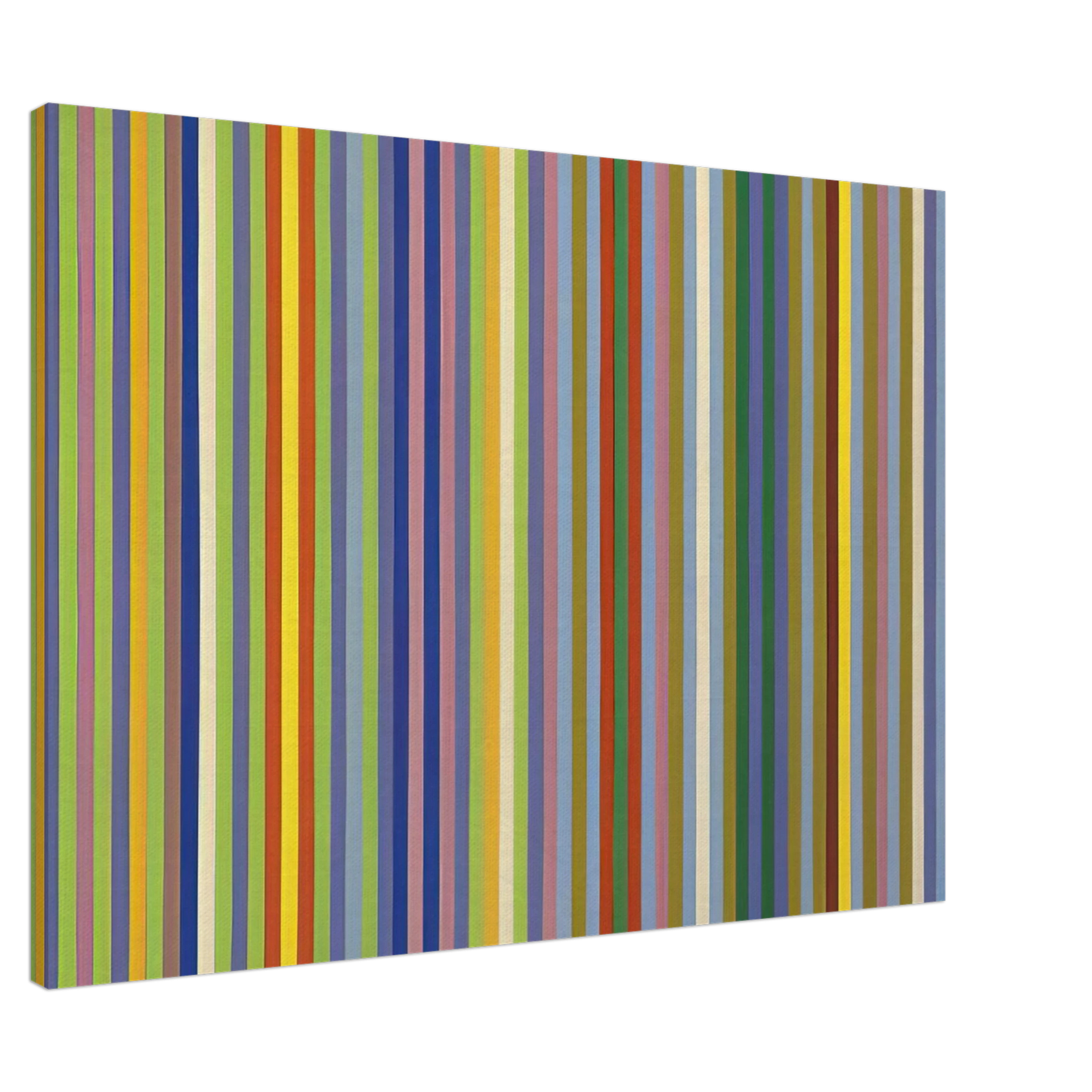 Gene Davis - Lemon Ice - 1965 Canvas - 20x30 cm / 8x12 inches-canvas