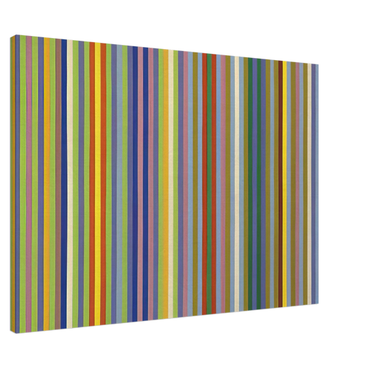 Gene Davis - Lemon Ice - 1965 Canvas - 20x30 cm / 8x12 inches-canvas