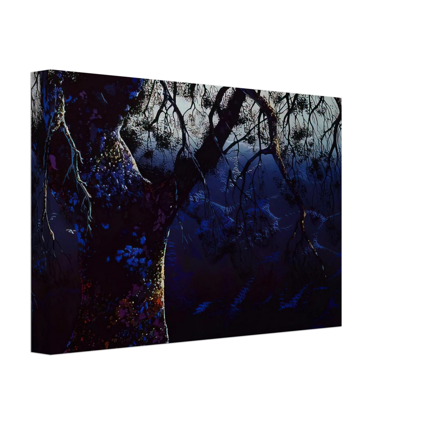 Eyvind Earle - Jewel Tree Canvas - 70x100 cm / 28x40 inches-canvas