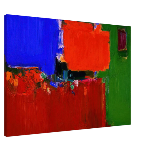 Hans Hofmann - Indian Summer Canvas - 20x30 cm / 8x12 inches-canvas