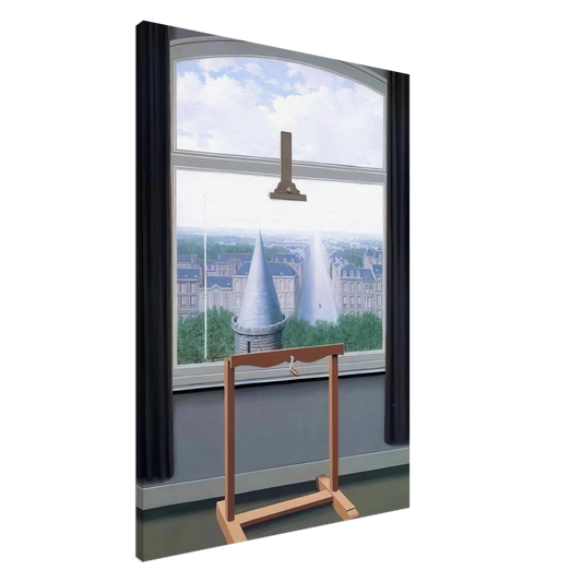 Rene Magritte - WHERE EUCLIDE WALKED 1955 Canvas - 20x30 cm / 8x12 inches-canvas