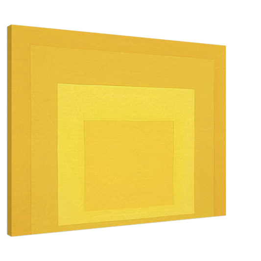 Josef Albers - HOMAGE TO THE SQUARE 1964 Canvas - 20x30 cm / 8x12 inches-canvas