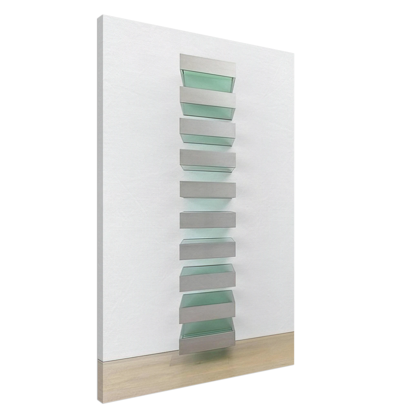 Donald Judd - Untitled Bernstein 89-1 - 1989 Canvas - 20x30 cm / 8x12 inches-canvas