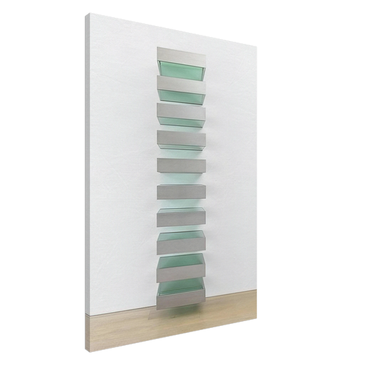 Donald Judd - Untitled Bernstein 89-1 - 1989 Canvas - 20x30 cm / 8x12 inches-canvas