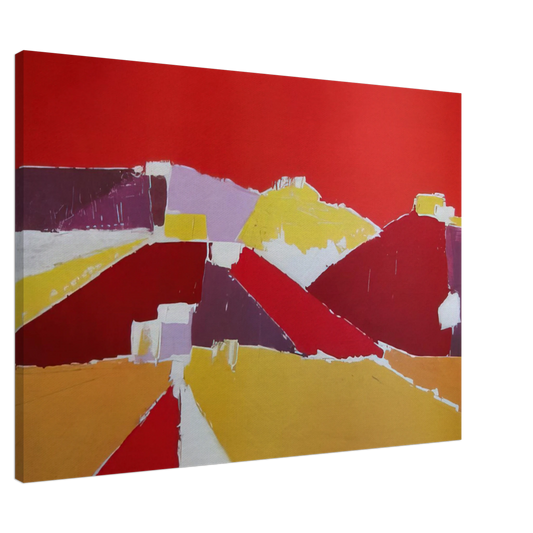 Nicolas de Stael - Agrigente - 1953 Canvas - 20x30 cm / 8x12 inches-canvas