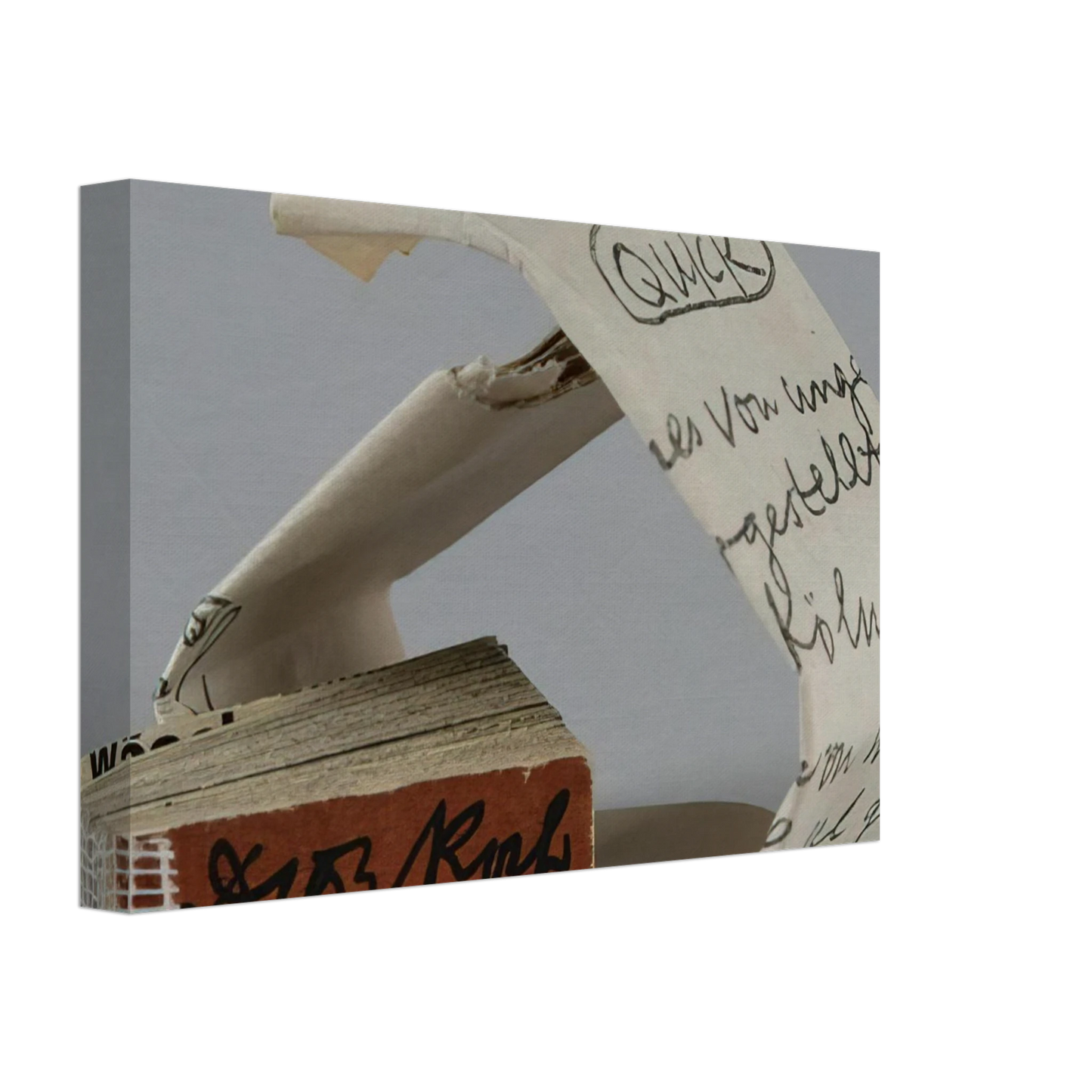 Dieter Roth - Quick - 1965 Canvas - 40x60 cm / 16x24 inches-canvas