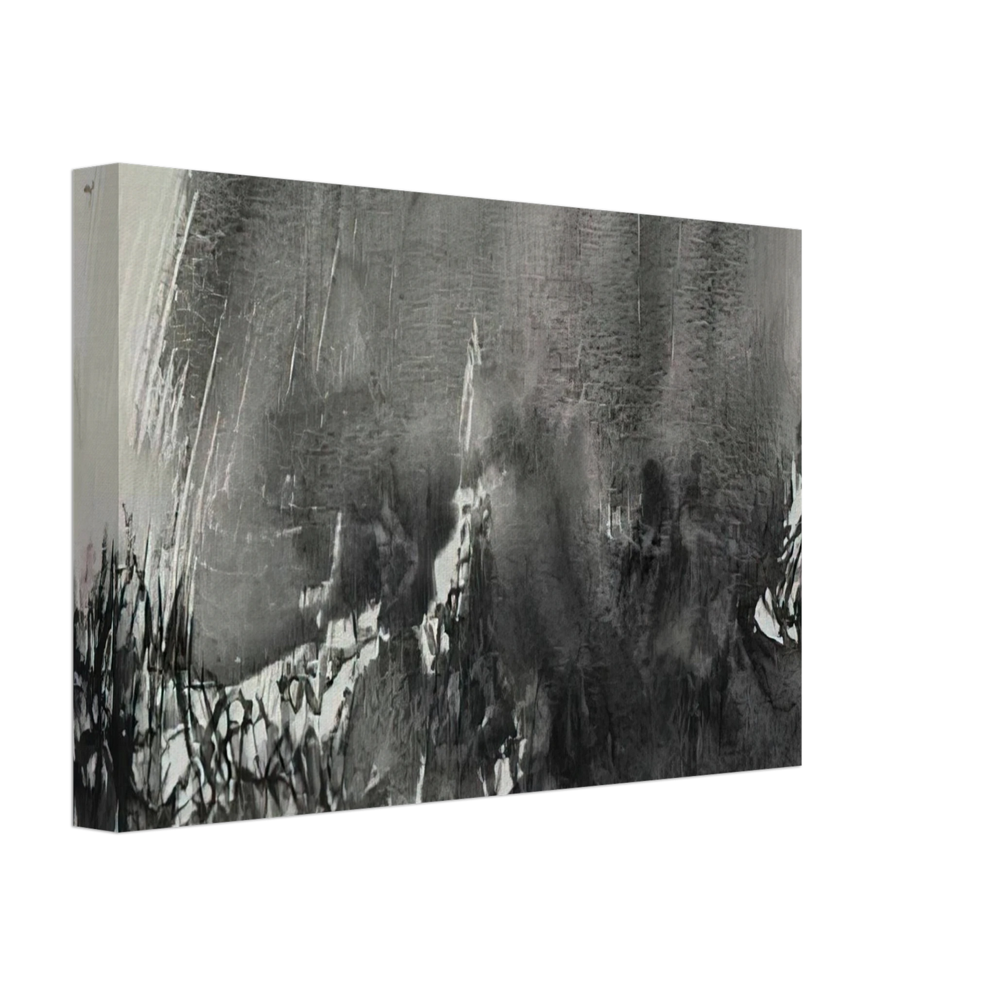 Chu teh Chun - UNTITLED 1963 Canvas - 70x100 cm / 28x40 inches-canvas