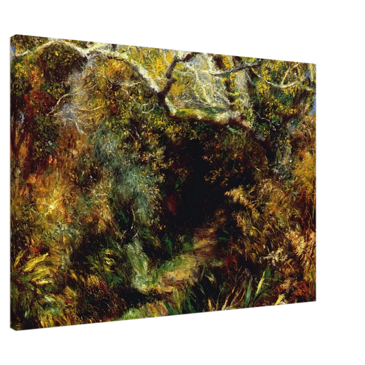 Pierre-Auguste Renoir - Mediterranean landscape Canvas - 20x30 cm / 8x12 inches-canvas