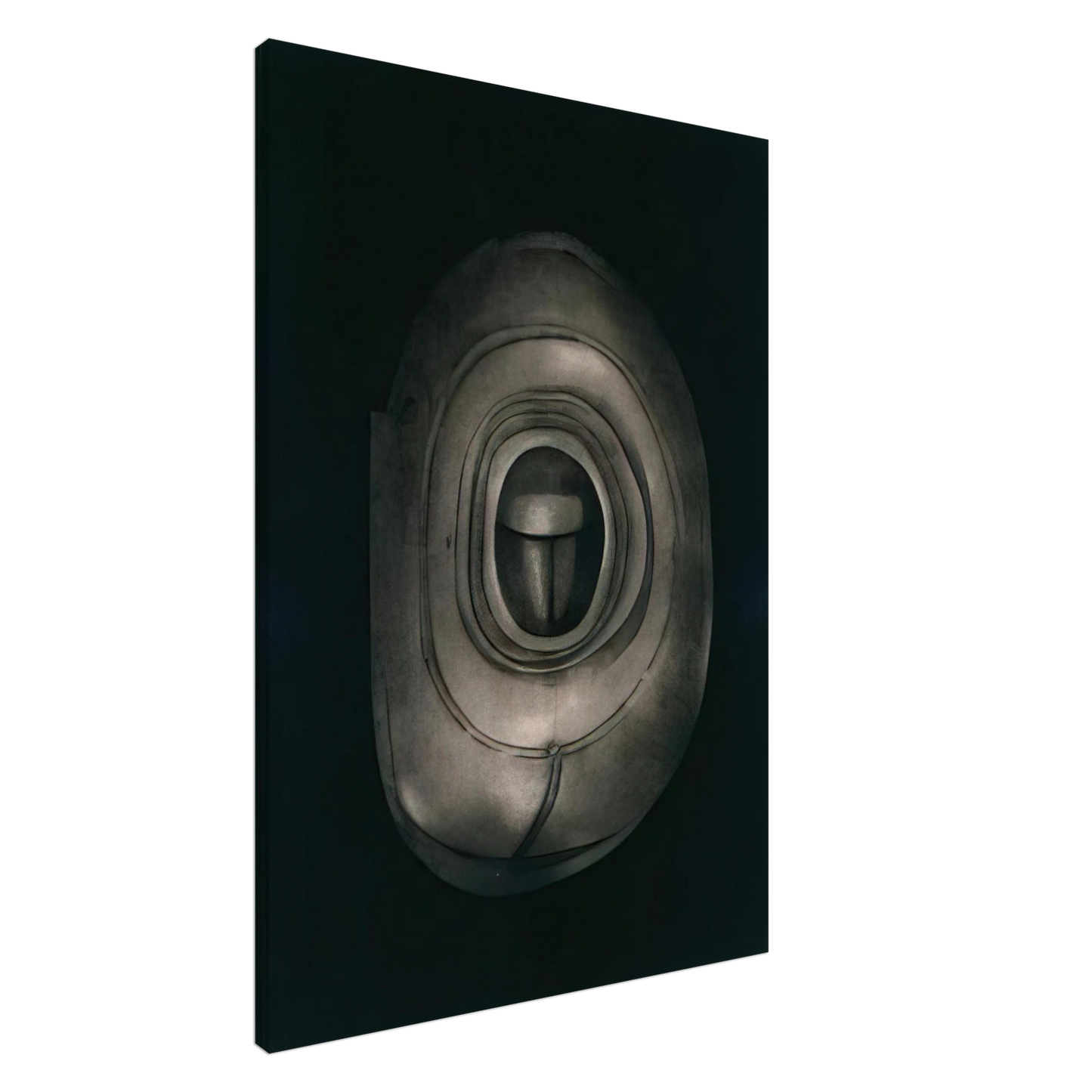 Lee Bontecou - UNTITLED 1964 Canvas - 20x30 cm / 8x12 inches-canvas