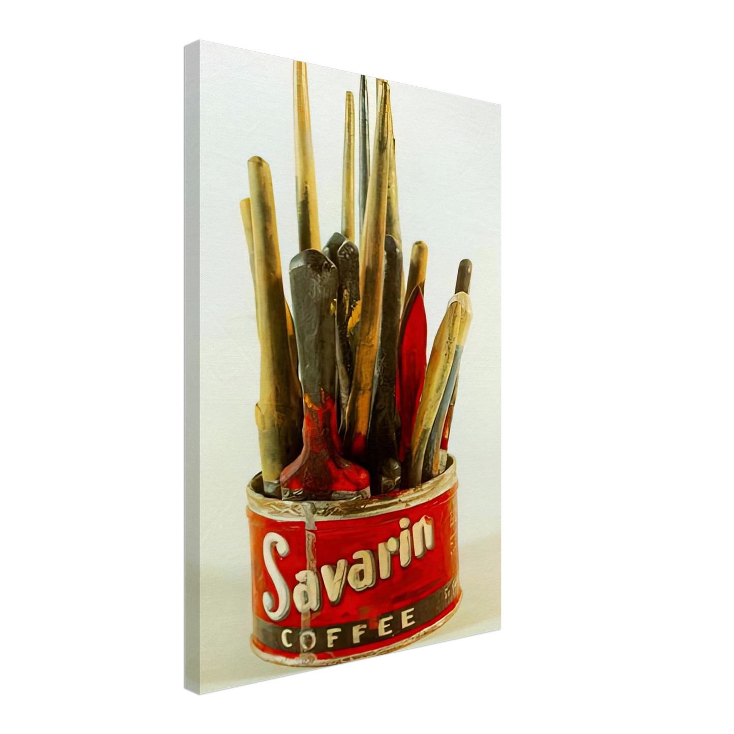 Jasper Johns - PAINTED BRONZE Canvas - 40x60 cm / 16x24 inches-canvas