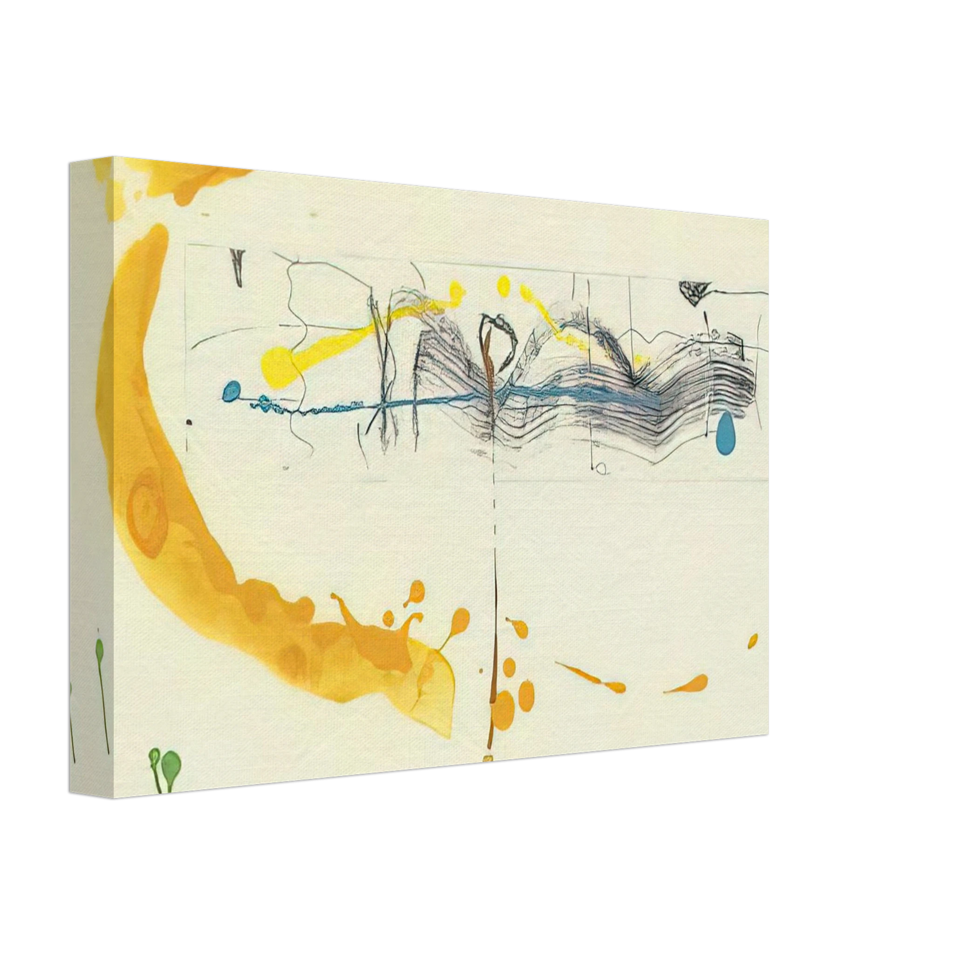 Helen Frankenthaler - Making Music - 2000 Canvas - 40x60 cm / 16x24 inches-canvas