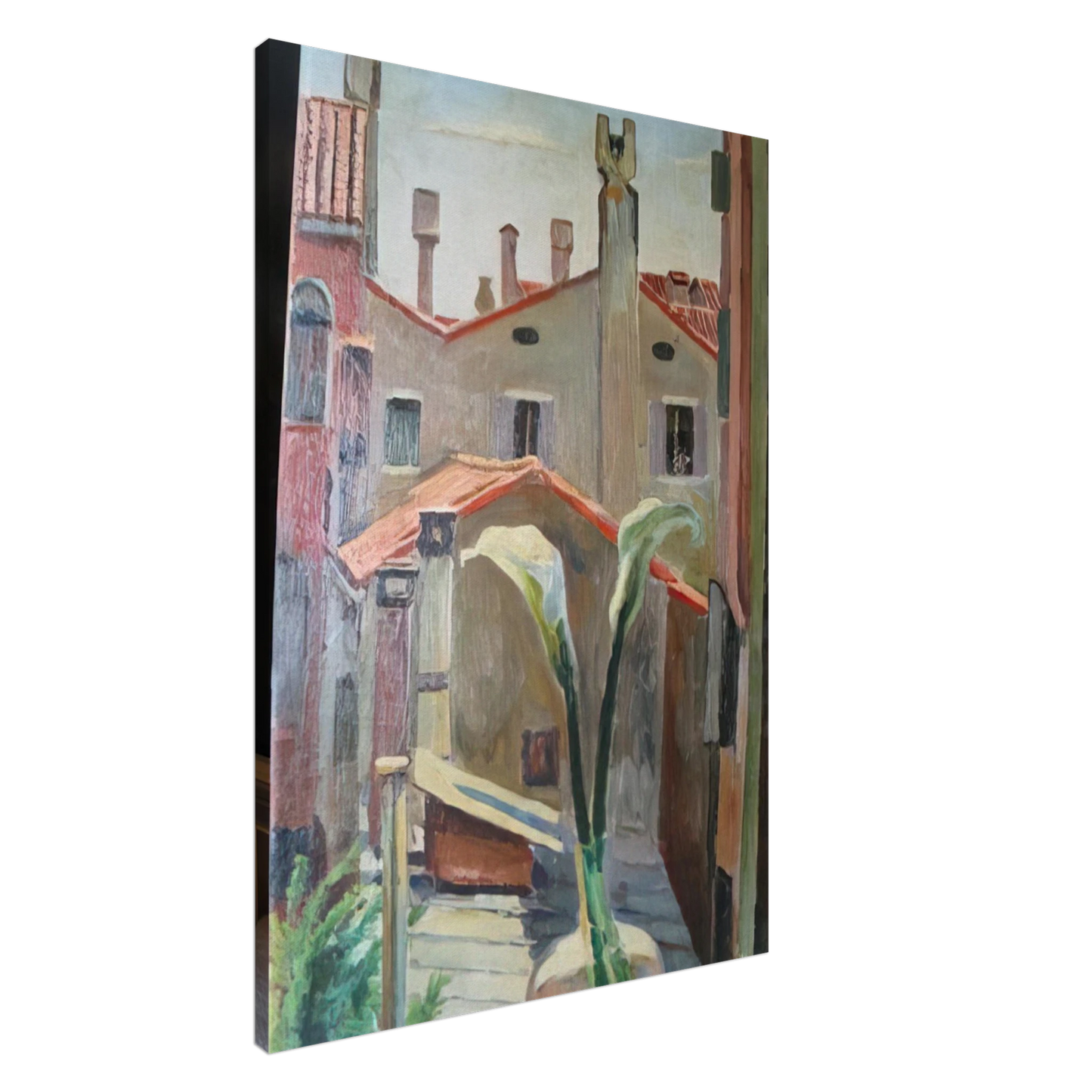 Vanessa Bell - ROOFS Canvas - 20x30 cm / 8x12 inches-canvas