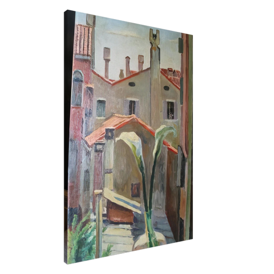 Vanessa Bell - ROOFS Canvas - 20x30 cm / 8x12 inches-canvas