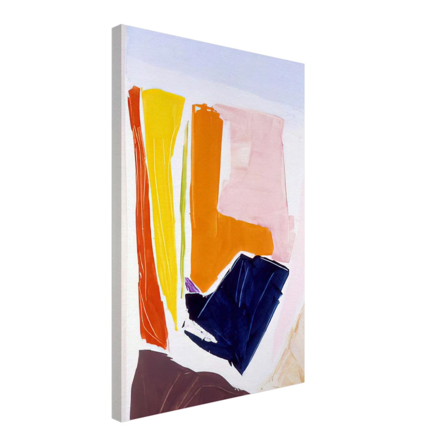 Ronnie Landfield - Catalan Via Paris - 1984 Canvas - 40x60 cm / 16x24 inches-canvas