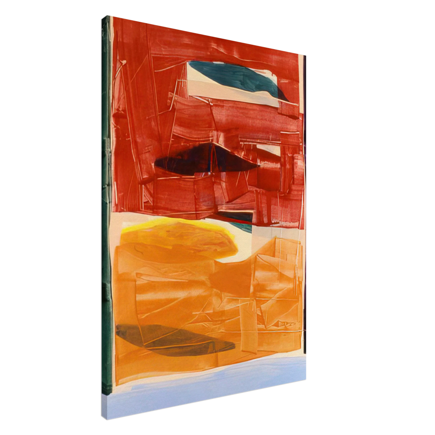 Ronnie Landfield - Circe's Palace - 1982 Canvas - 20x30 cm / 8x12 inches-canvas