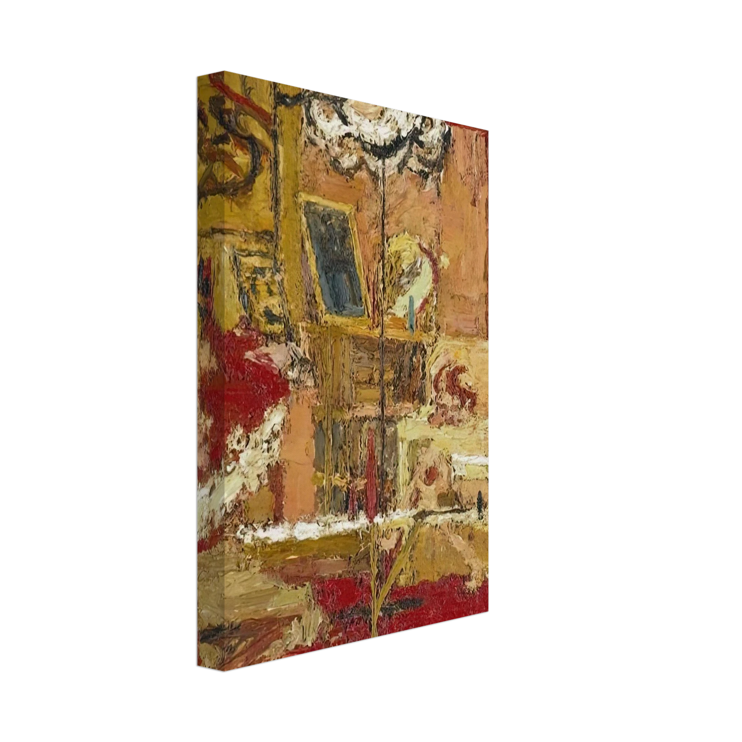 Frank Auerbach - THE SITTING ROOM Canvas - 40x60 cm / 16x24 inches-canvas