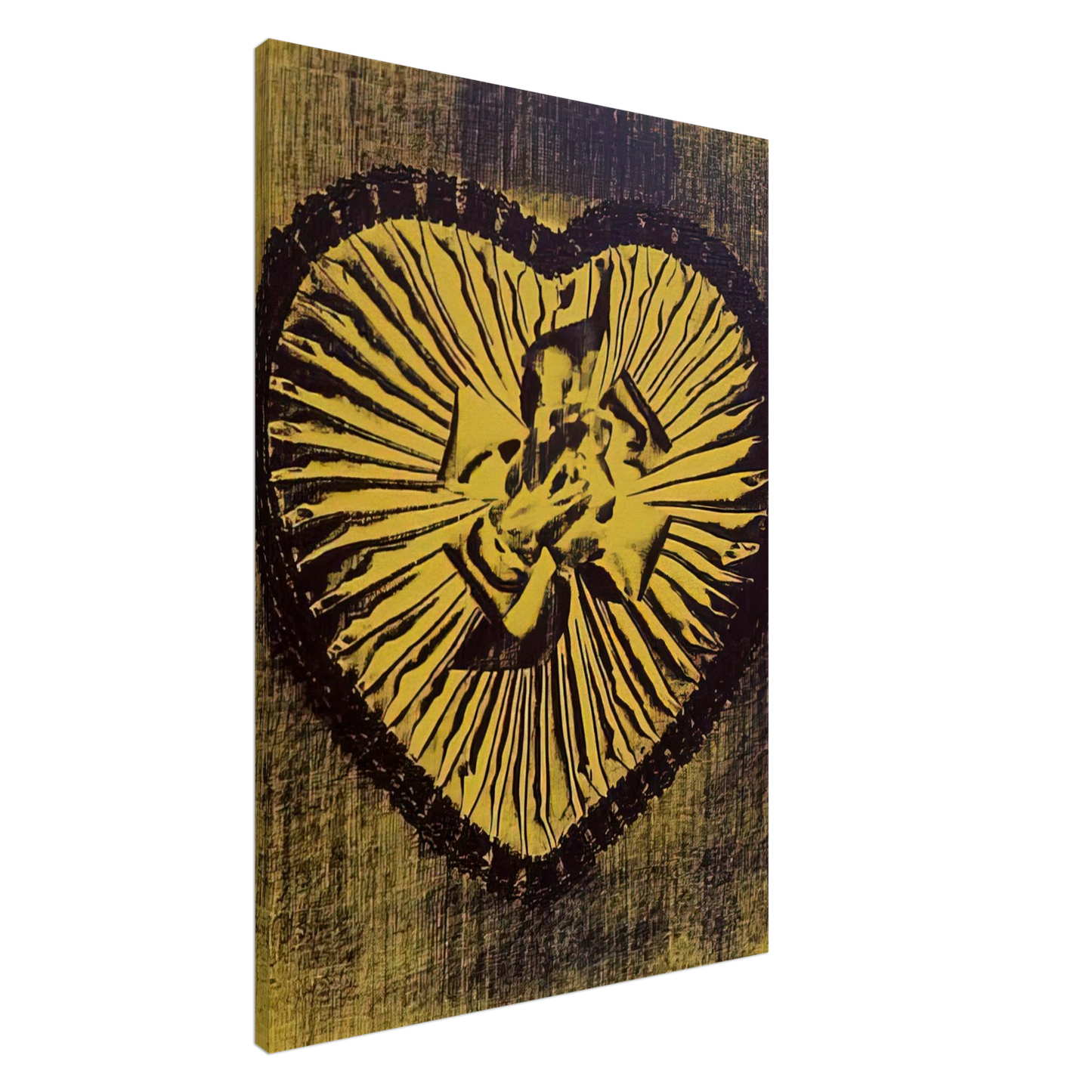 Andy Warhol - Yellow Candy Box Canvas - 20x30 cm / 8x12 inches-canvas