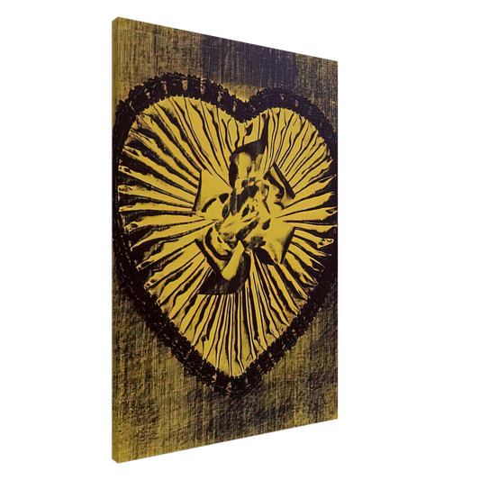 Andy Warhol - Yellow Candy Box Canvas - 20x30 cm / 8x12 inches-canvas