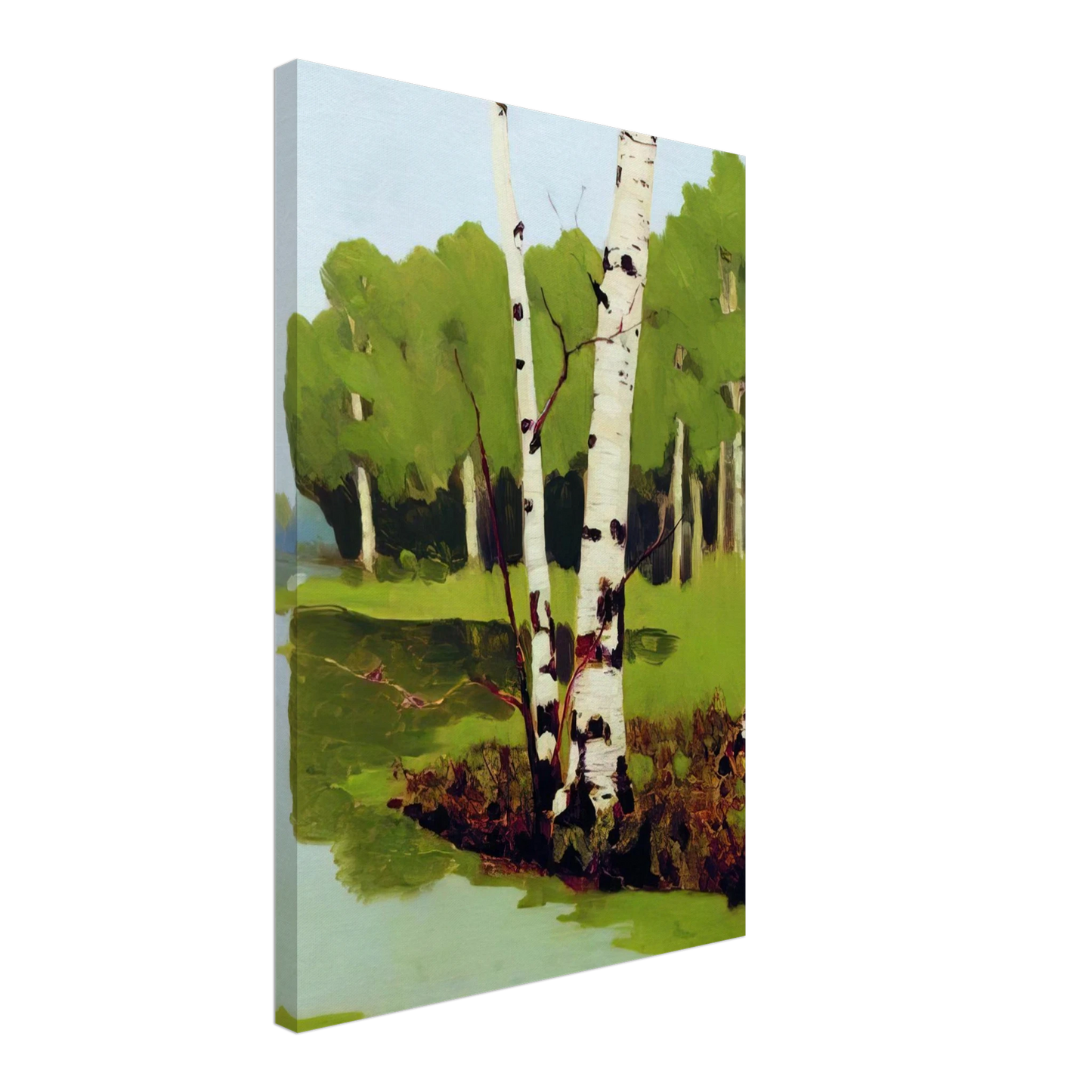 Arkhyp Kuindzhi - Birches Canvas - 70x100 cm / 28x40 inches-canvas