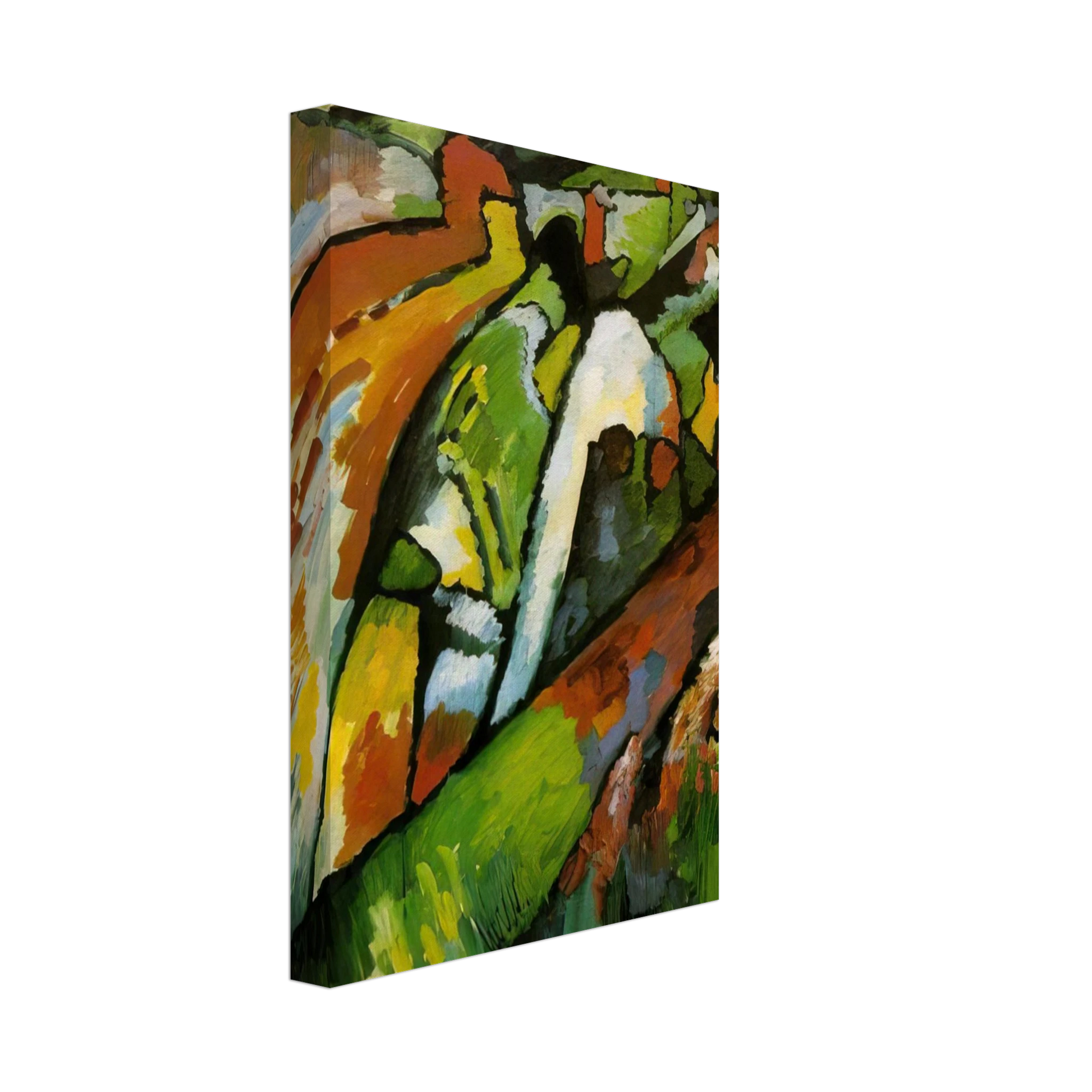 Wassily Kandinsky - IMPROVISATION 7 1910 Canvas - 70x100 cm / 28x40 inches-canvas