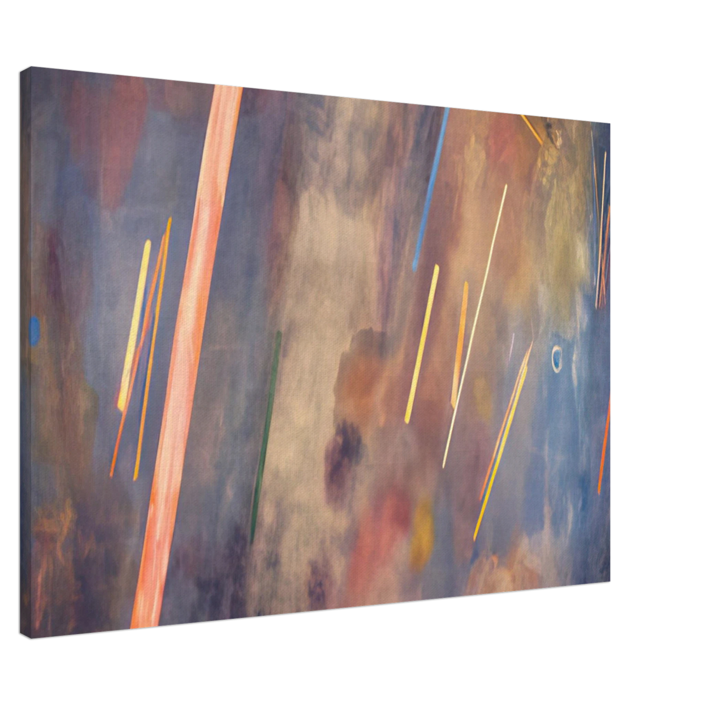 Ronnie Landfield - For William Blake - 1968 Canvas - 20x30 cm / 8x12 inches-canvas