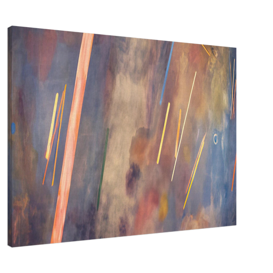 Ronnie Landfield - For William Blake - 1968 Canvas - 20x30 cm / 8x12 inches-canvas