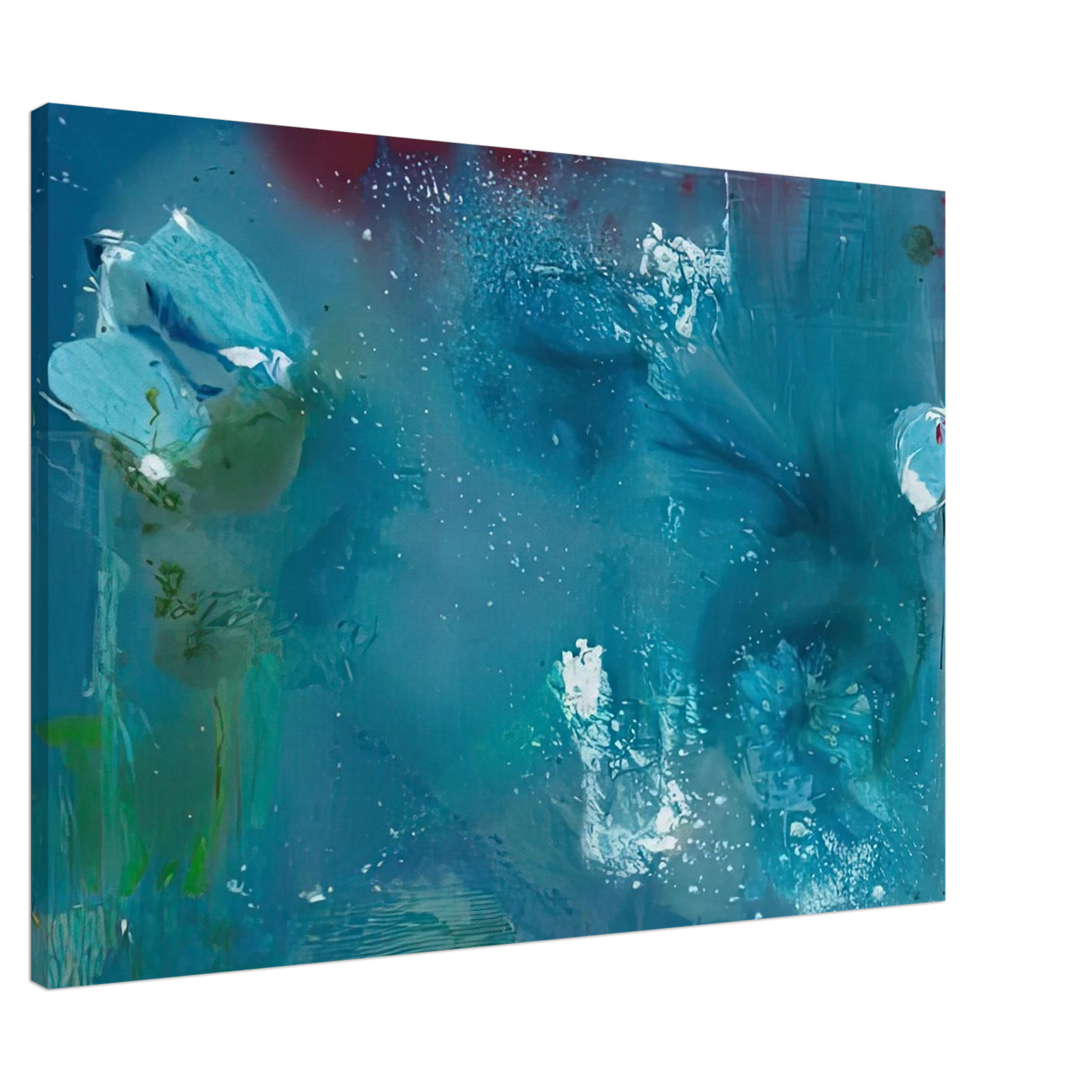 Helen Frankenthaler - Stella Polaris, 1990- Canvas - 20x30 cm / 8x12 inches-canvas