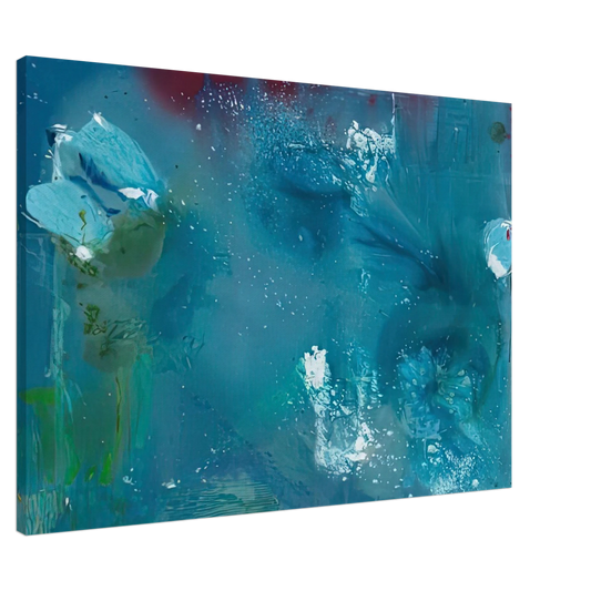 Helen Frankenthaler - Stella Polaris, 1990- Canvas - 20x30 cm / 8x12 inches-canvas