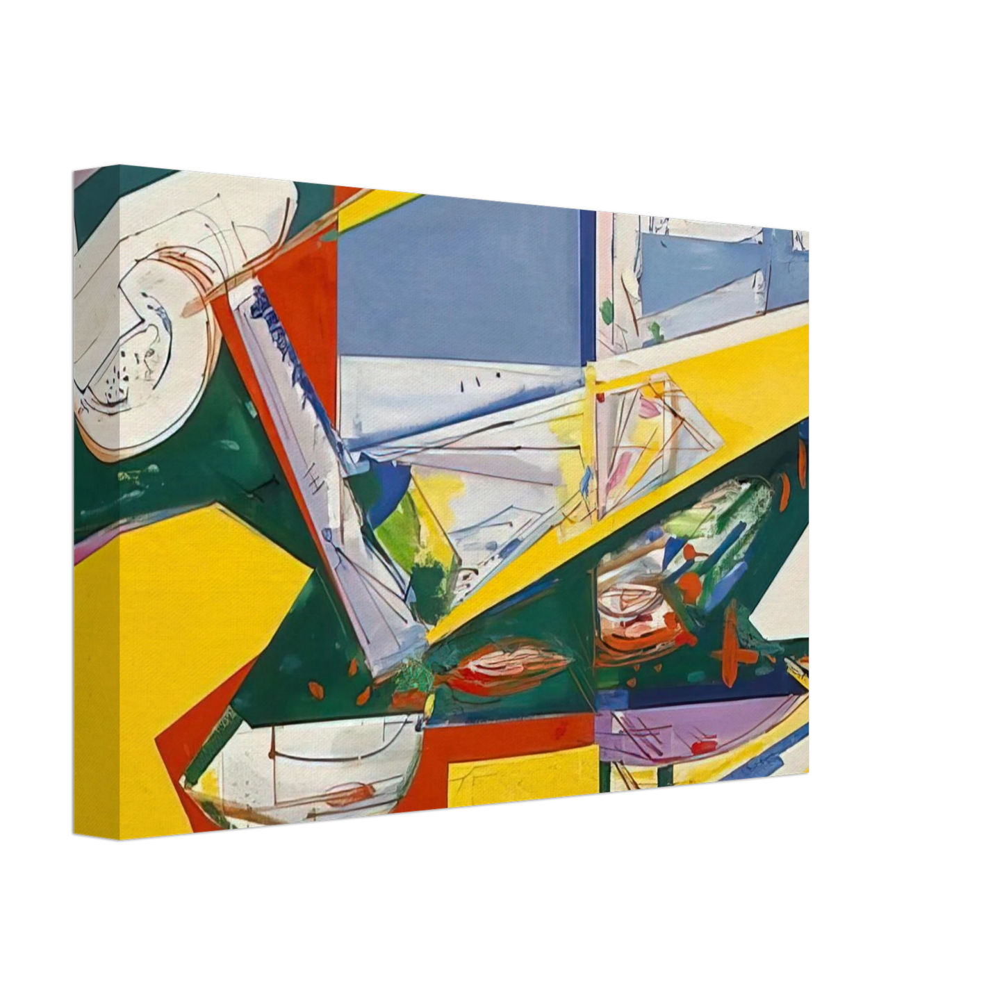 Hans Hofmann - The Window Canvas - 70x100 cm / 28x40 inches-canvas