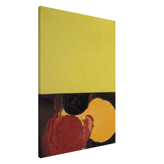 Luis Feito - UNTITLED 1965 Canvas - 20x30 cm / 8x12 inches-canvas