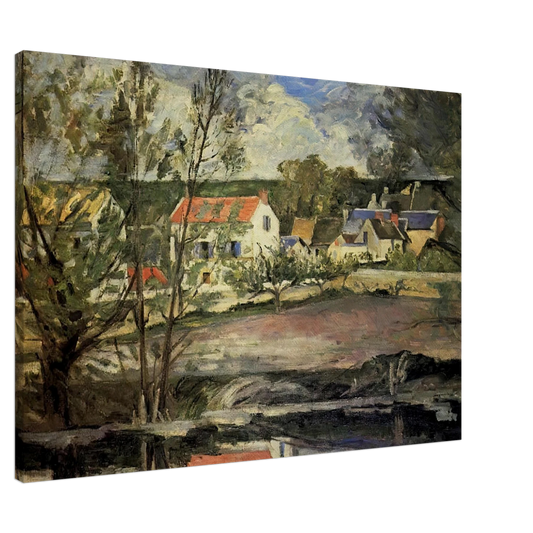 Paul Cezanne - In the Oise Valley Canvas - 20x30 cm / 8x12 inches-canvas