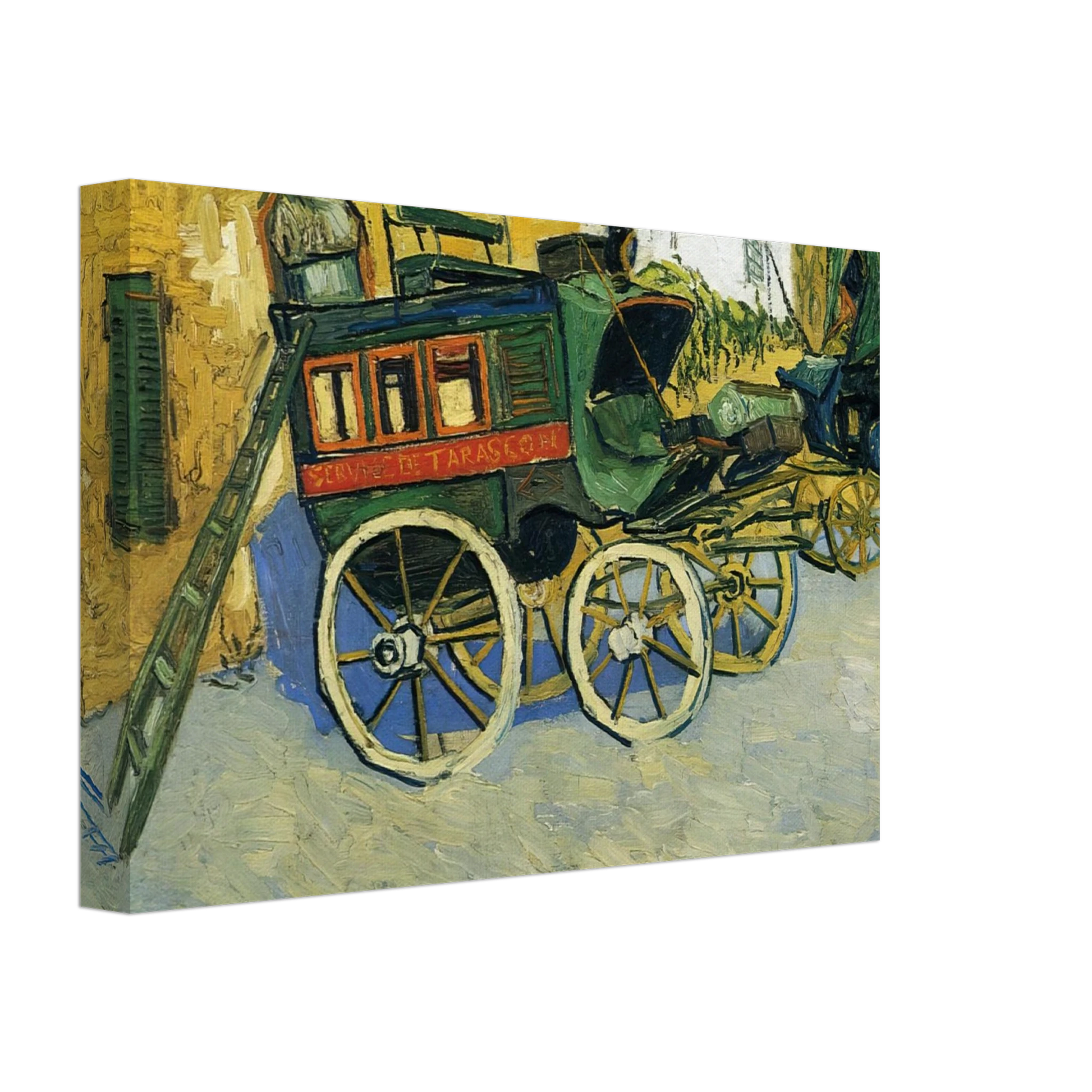 Vincent van Gogh - The Tarascon Diligence Canvas - 40x60 cm / 16x24 inches-canvas
