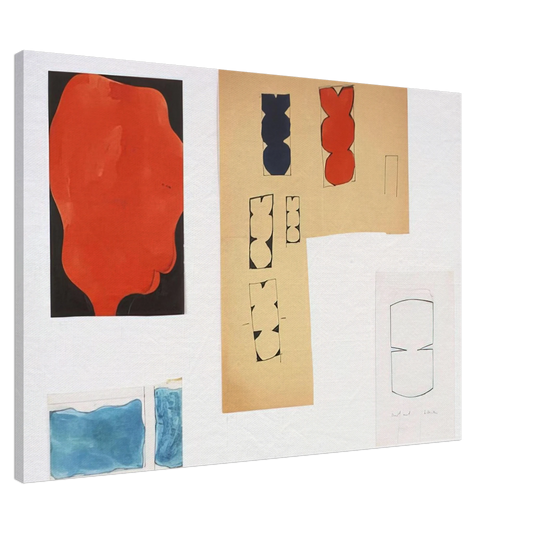 Ellsworth Kelly - Tablet #91 Canvas - 20x30 cm / 8x12 inches-canvas