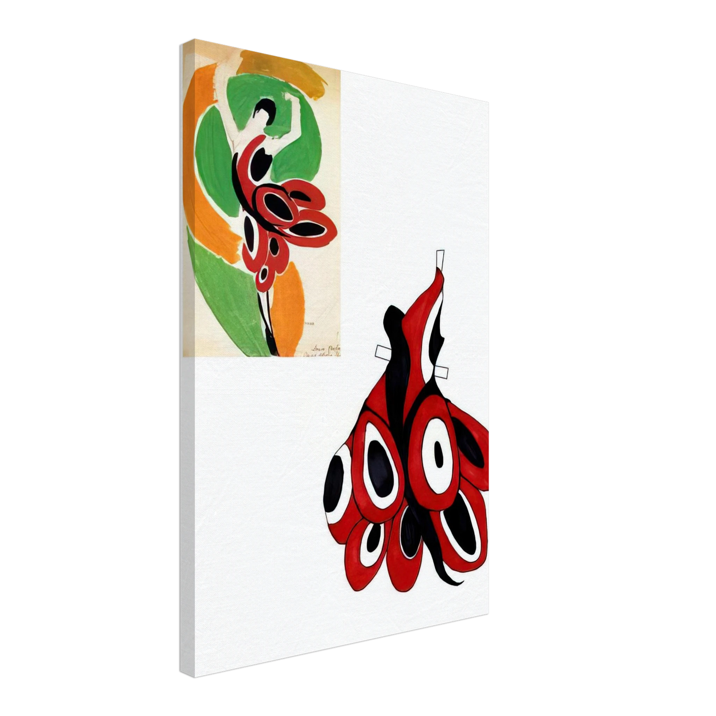 Sonia Delaunay - FASHION ILLUSTRATION 6 Canvas - 40x60 cm / 16x24 inches-canvas