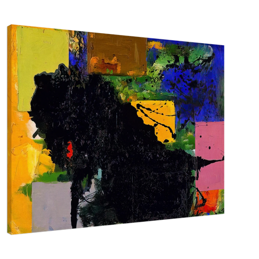 Hans Hofmann - The Vanquished Canvas - 20x30 cm / 8x12 inches-canvas
