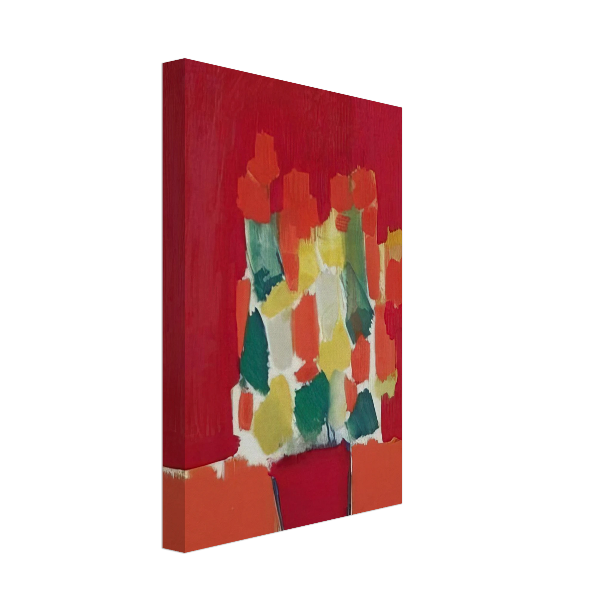 Nicolas de Stael - Fleurs rouges - 1952 Canvas - 70x100 cm / 28x40 inches-canvas