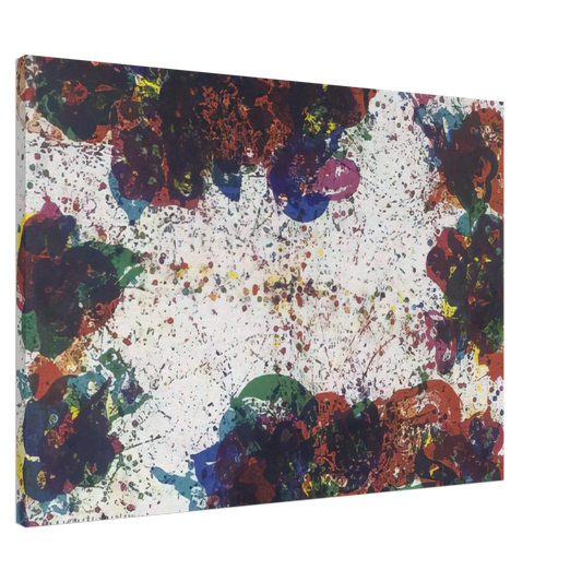 Sam Francis - Coral Lyre Nine Canvas - 20x30 cm / 8x12 inches-canvas