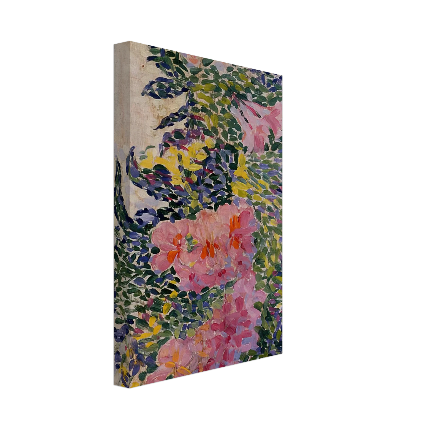 Henri-Edmond Cross - Flowers Canvas - 40x60 cm / 16x24 inches-canvas