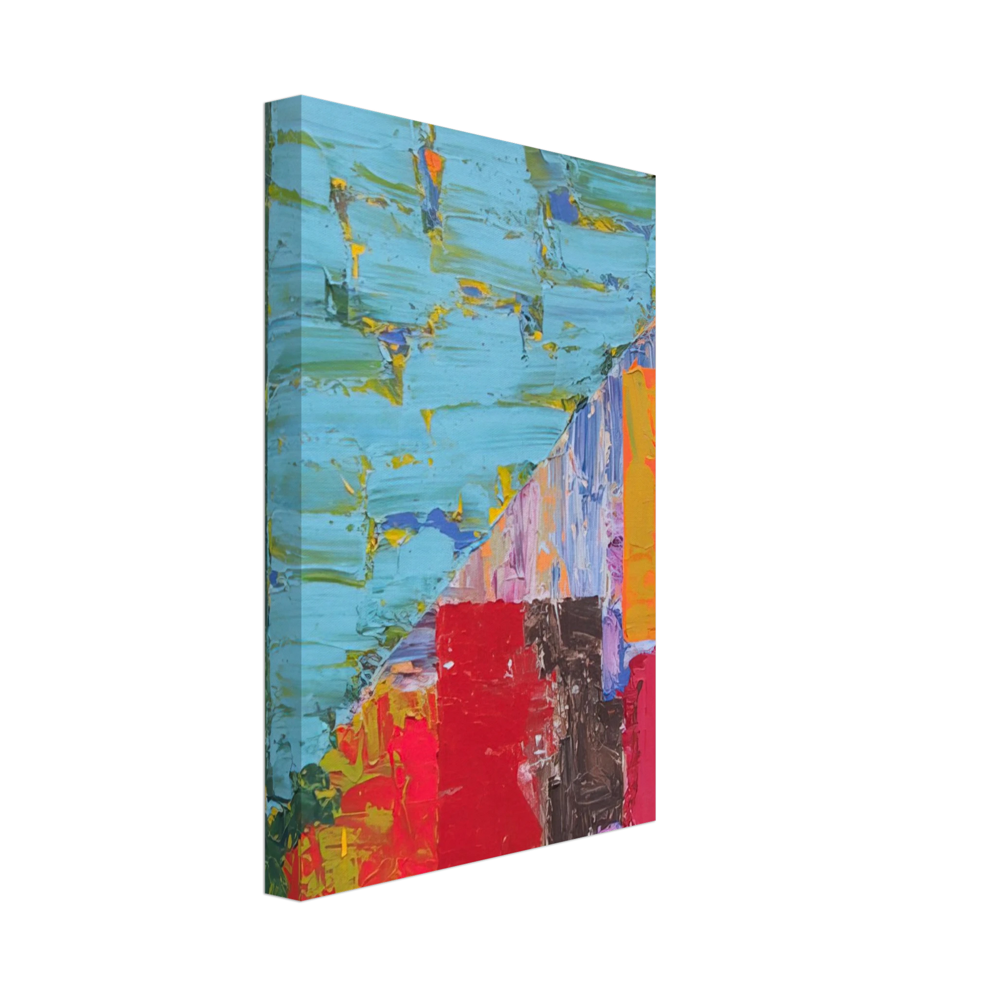 John Hoyland - 25.4.78 - 1978 Canvas - 70x100 cm / 28x40 inches-canvas