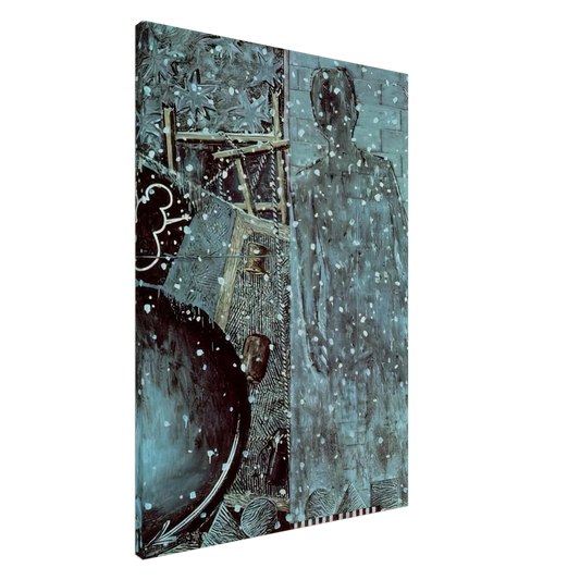 Jasper Johns - WINTER Canvas - 20x30 cm / 8x12 inches-canvas