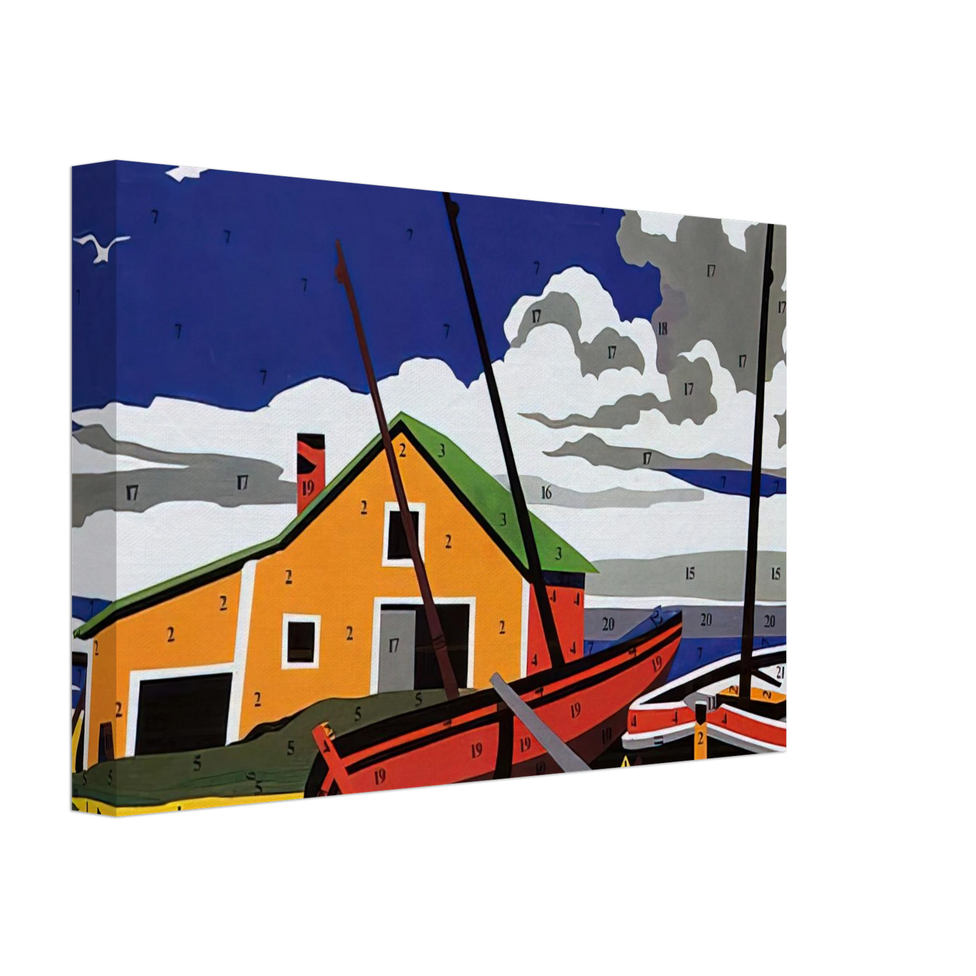 Andy Warhol - Do It Yourself  Seascape  Canvas - 70x100 cm / 28x40 inches-canvas