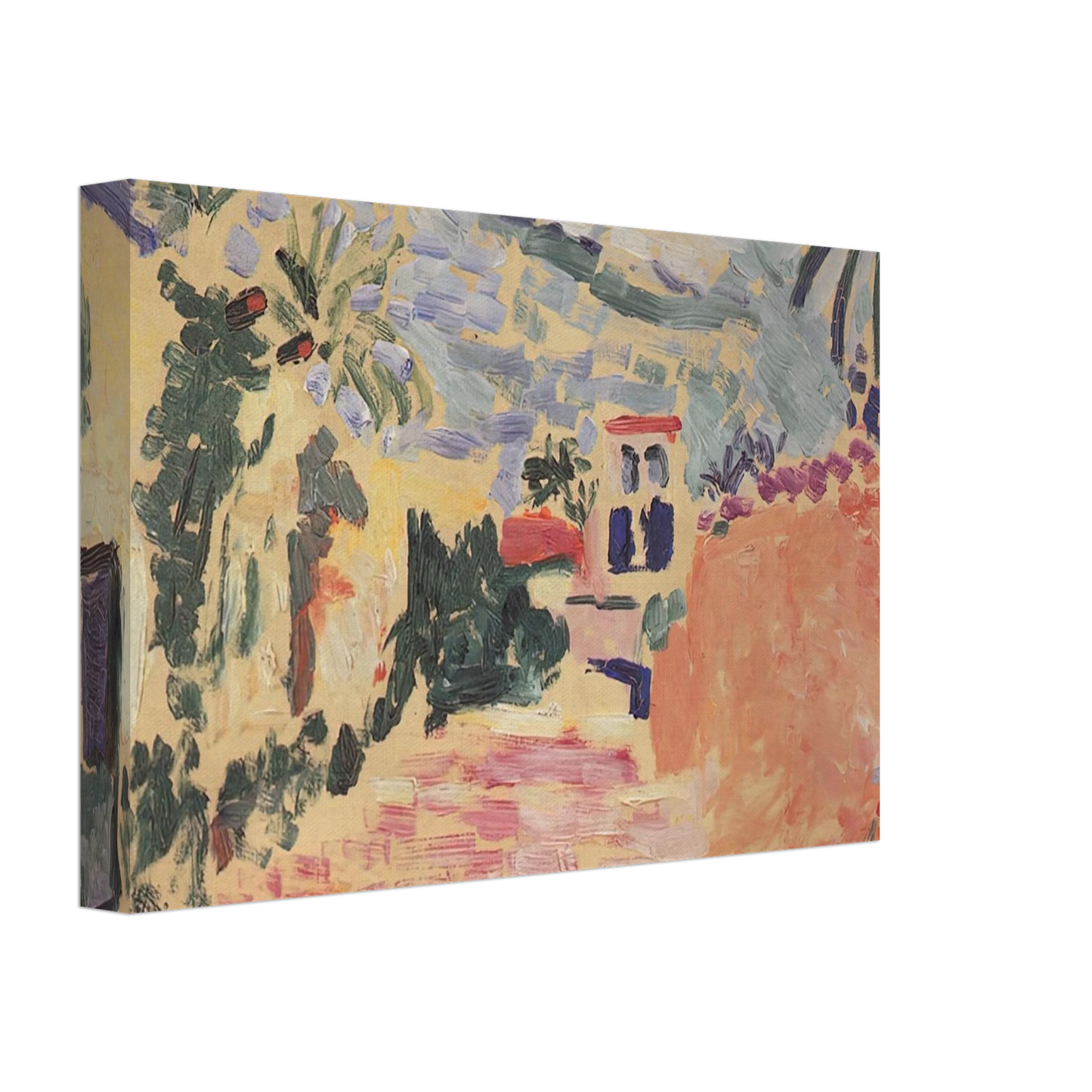 Henri Matisse - STREET AT BISKRA 1906 Canvas - 70x100 cm / 28x40 inches-canvas