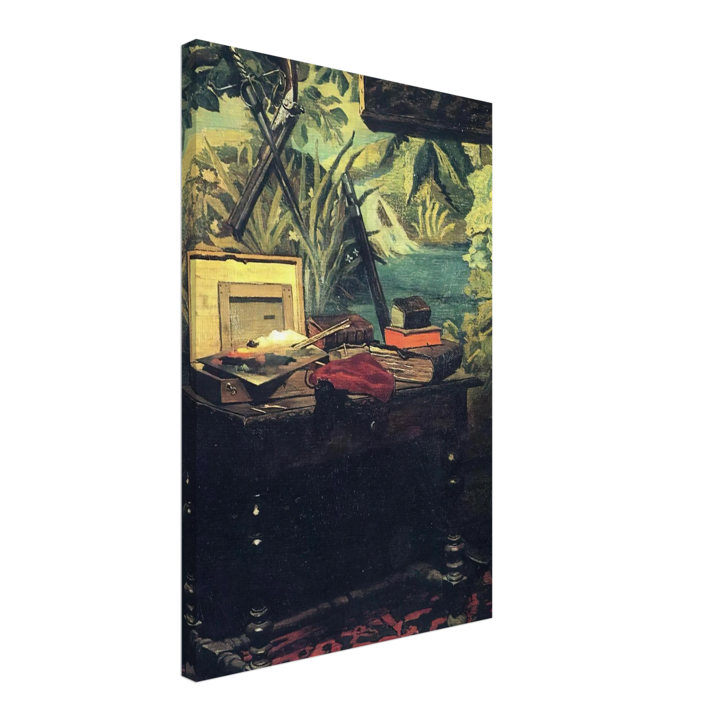 claude monet - A Corner of the Studio Canvas - 40x60 cm / 16x24 inches-canvas