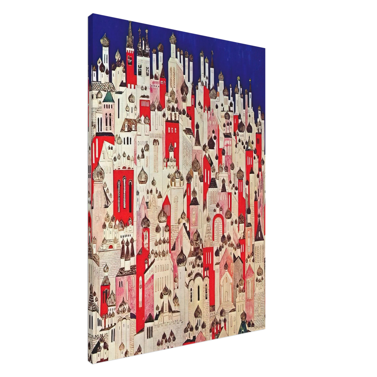 Natalia Goncharova - Design for final backcloth - 1926 Canvas - 20x30 cm / 8x12 inches-canvas