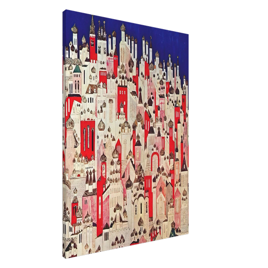 Natalia Goncharova - Design for final backcloth - 1926 Canvas - 20x30 cm / 8x12 inches-canvas