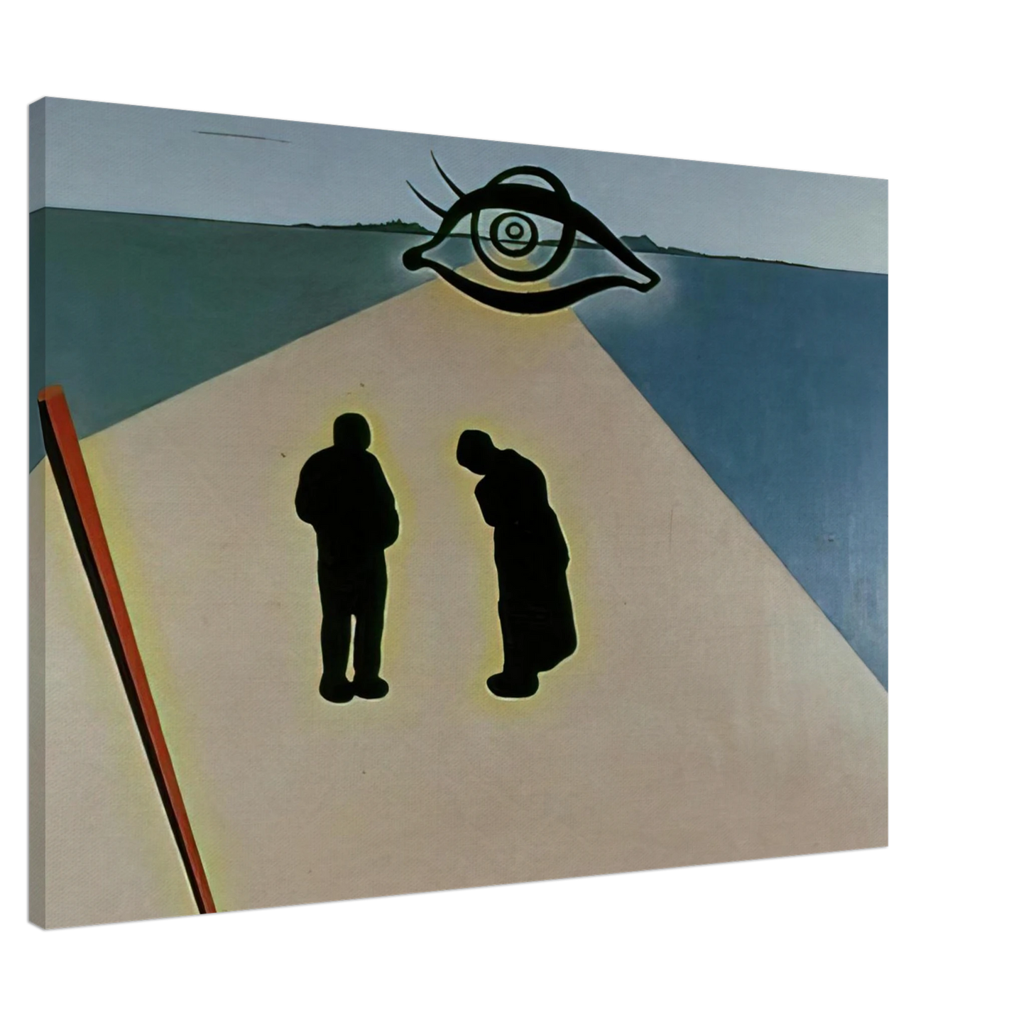 Salvador Dali - THE EYE OF THE ANGELUS Canvas - 20x30 cm / 8x12 inches-canvas
