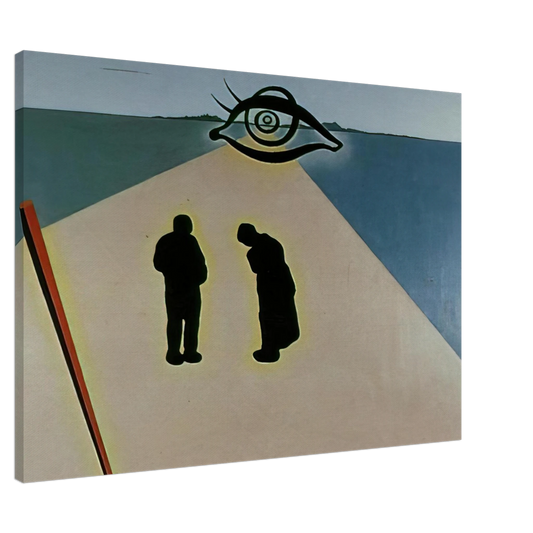 Salvador Dali - THE EYE OF THE ANGELUS Canvas - 20x30 cm / 8x12 inches-canvas