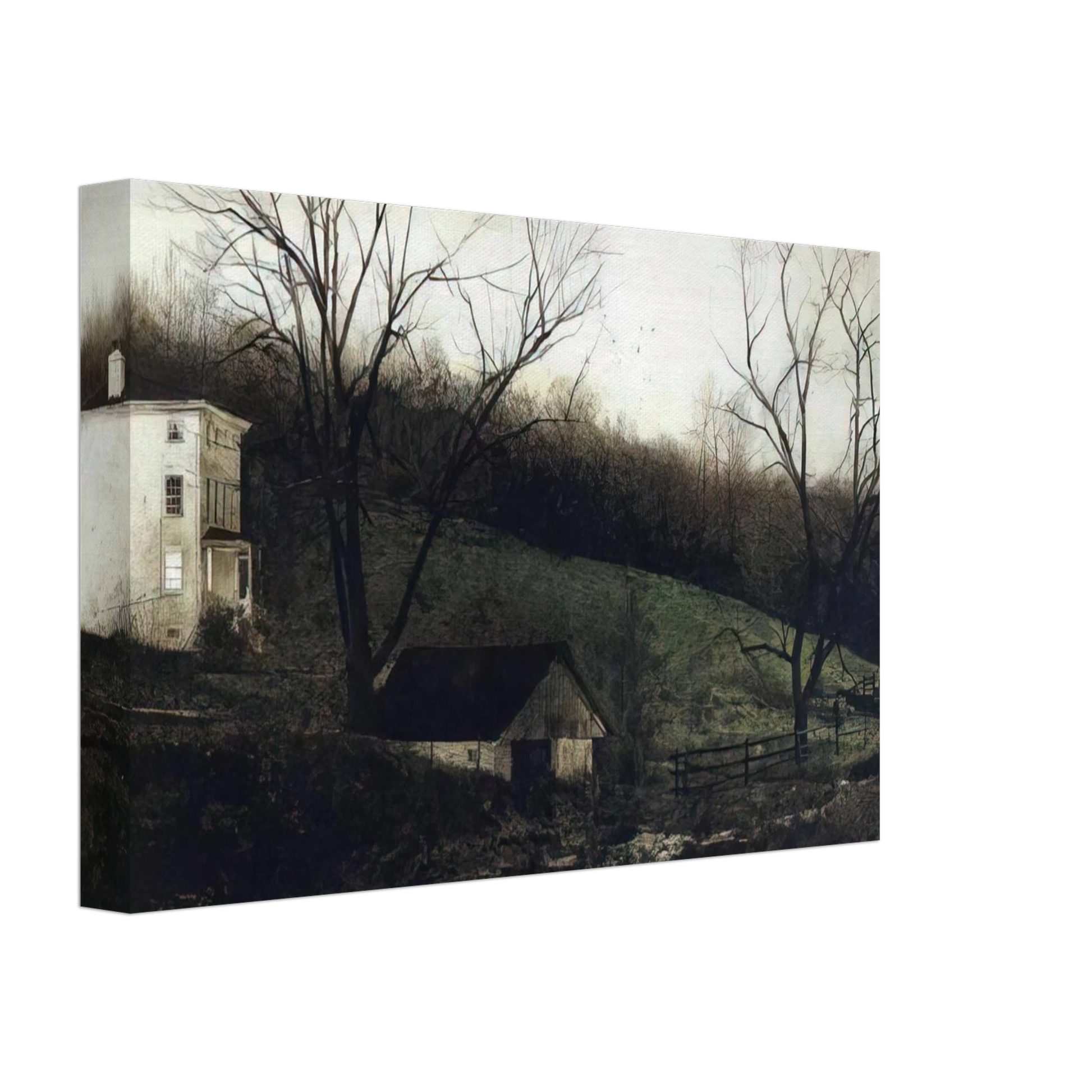 Andrew Wyeth - EVENING AT KUERNERS Canvas - 70x100 cm / 28x40 inches-canvas