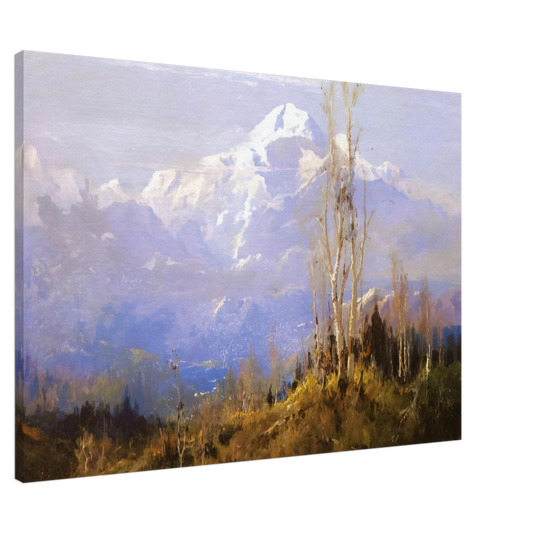 Sydney Laurence - Mount McKinley - Romanticism Canvas - 20x30 cm / 8x12 inches-canvas