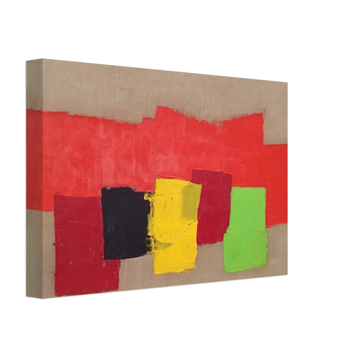 Etel Adnan - Untitled - 1970 Canvas - 70x100 cm / 28x40 inches-canvas